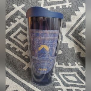 NEW Tervis Blue Jeep Wild & Free Double Walled Insulated Tumbler